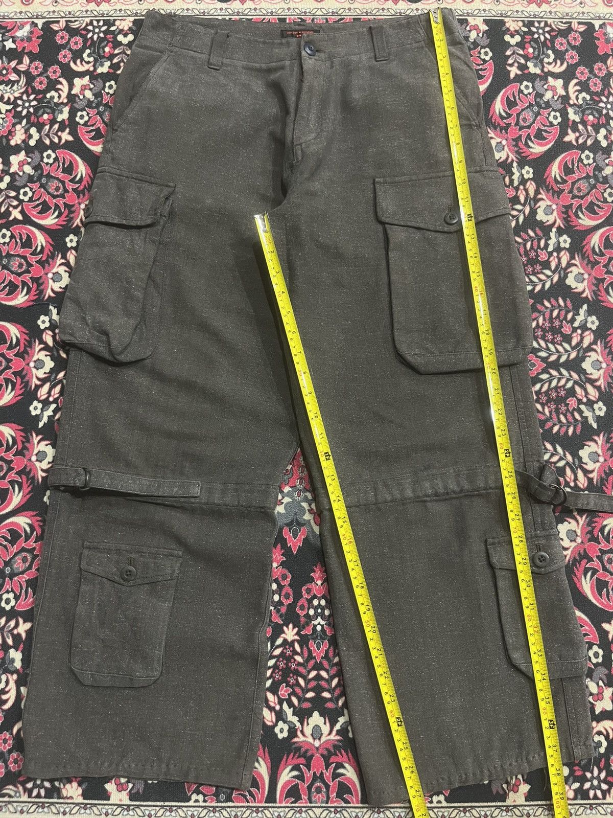 291295=Homme 291295 Homme Multi Pocket Tactical Cargo Strap Pants Size US 33 - 15 Thumbnail