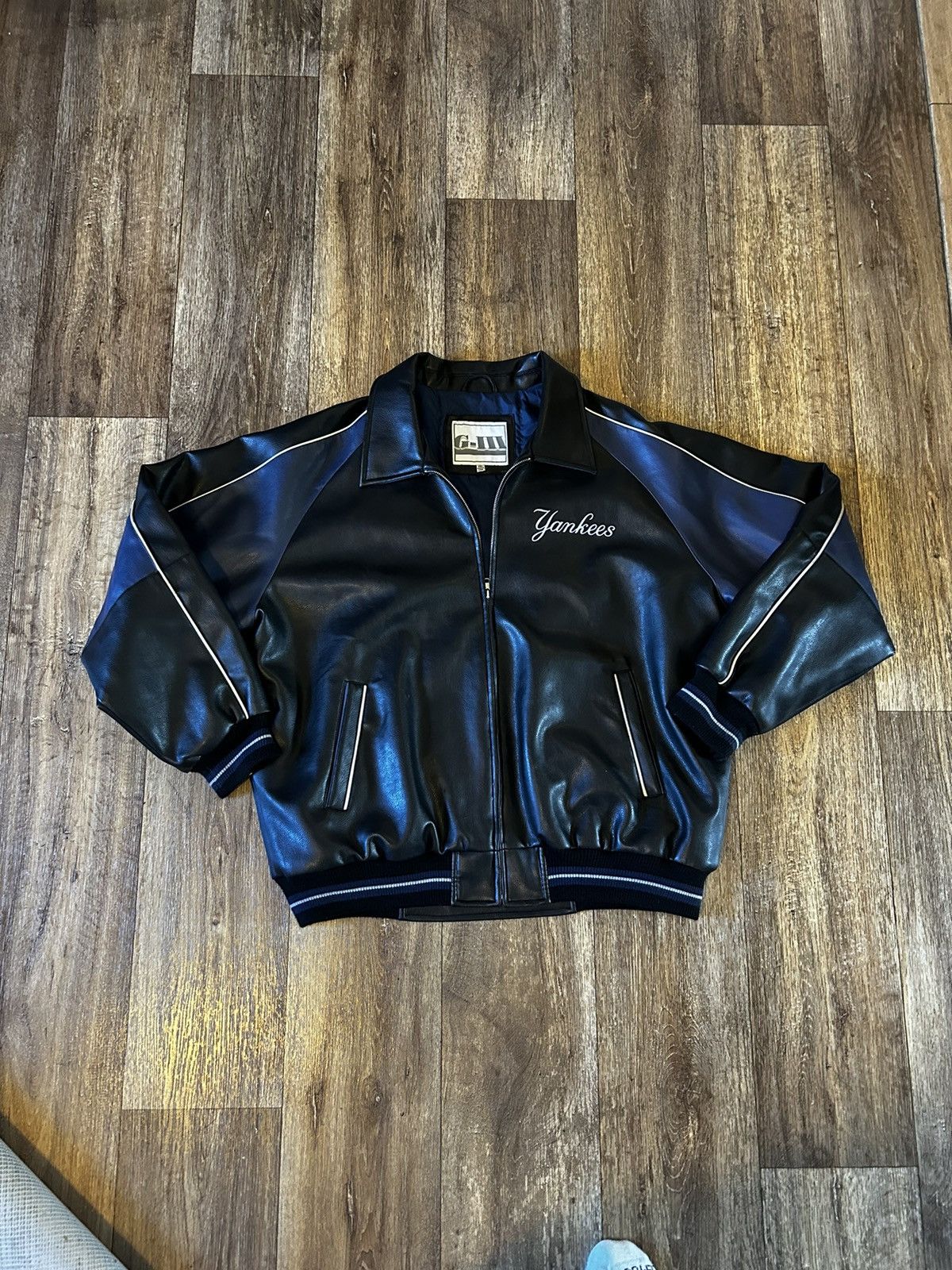 Yankees Leather Jacket | Grailed