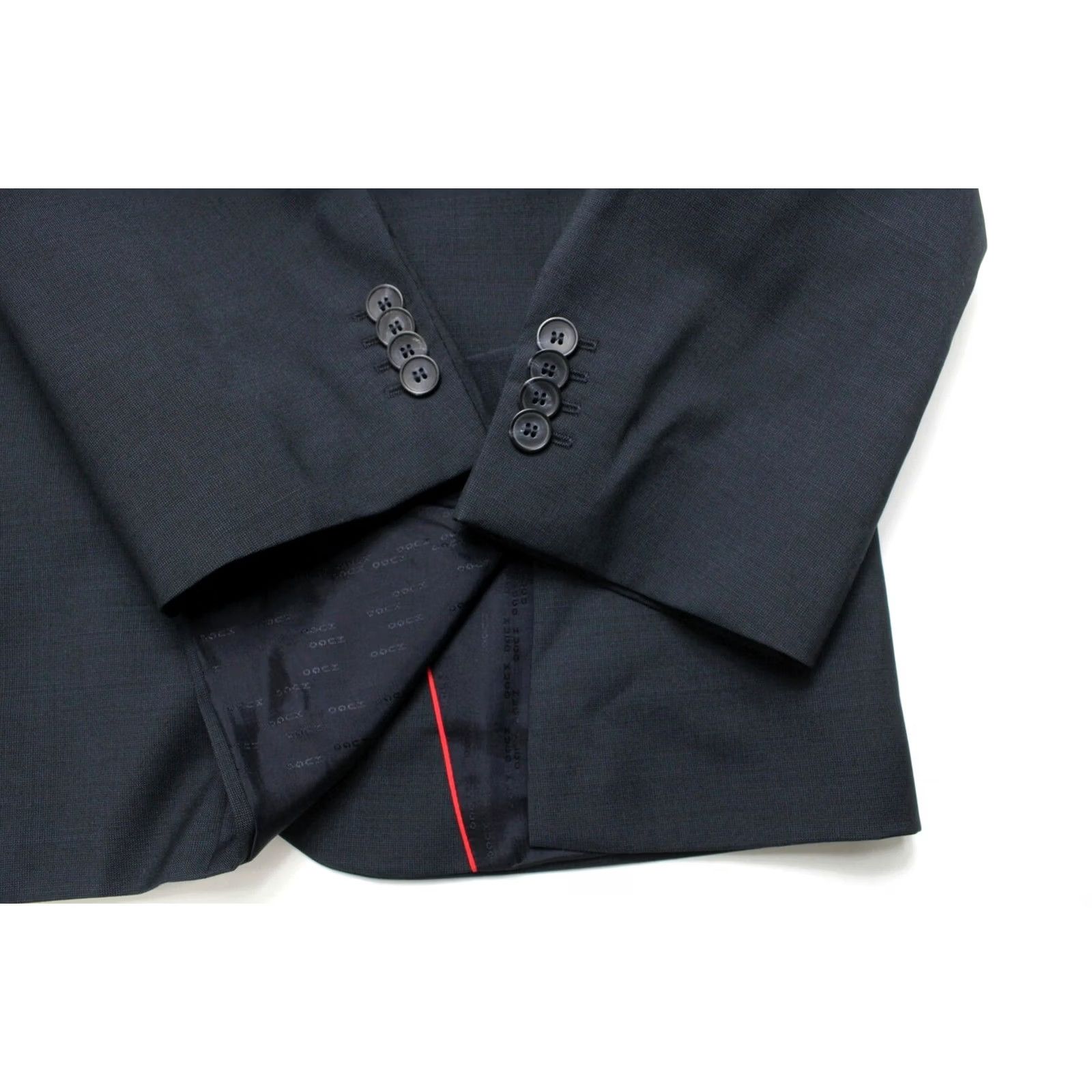 Hugo Boss HUGO BOSS Red Label Blazer Men US 38R Single-Breasted Wool Blue Notch Lapel Amaro/Heise Regular Jacket Size 38R - 5 Thumbnail