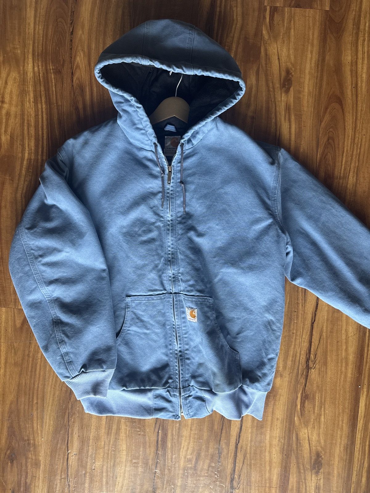 Carhartt VINTAGE hooded carhartt Detroit jacket Size L / US 10 / IT 46 - 1 Thumbnail