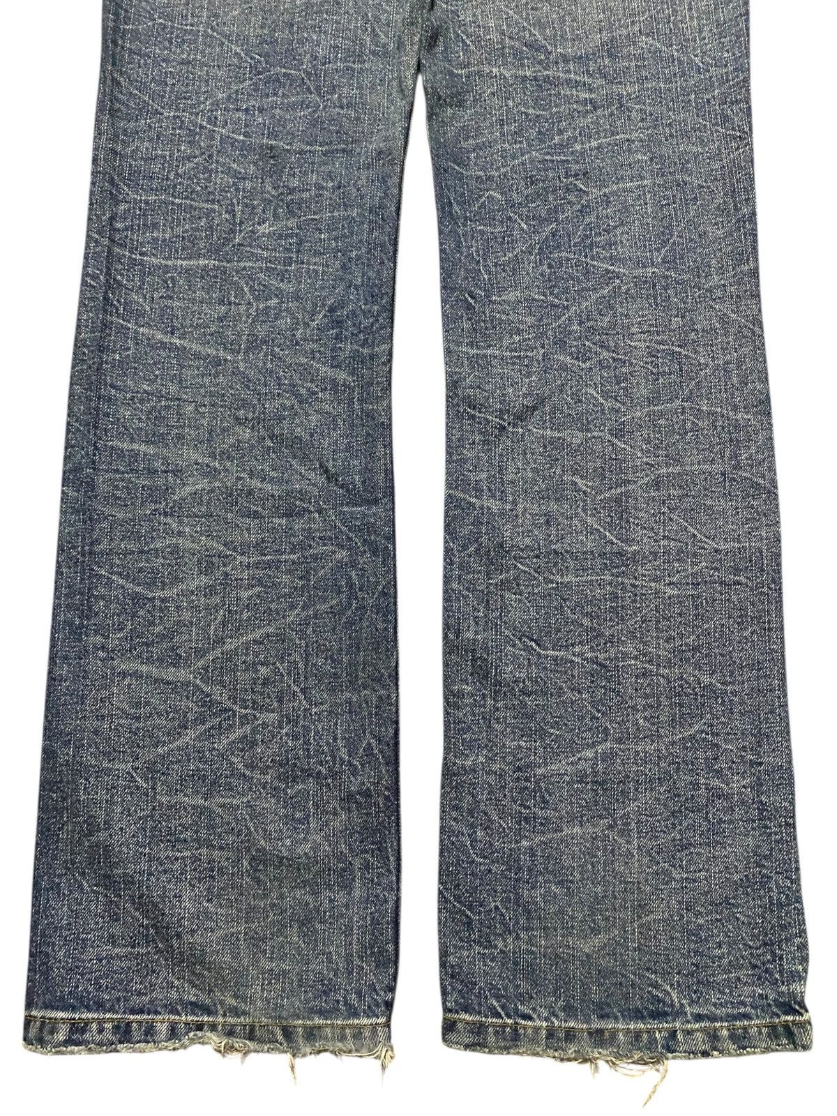 Le Grande Bleu (L.G.B.) Vintage Japanese Brand Thunder Distressed Little Bootcut Size US 35 - 6 Thumbnail