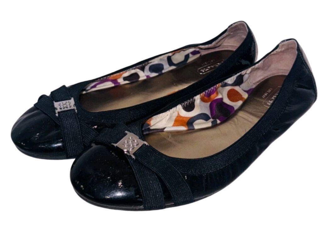 Coach Coach Dwyer Patent Leather Ballet Flats Size 10B Size US 10 / IT 40 - 1 Thumbnail