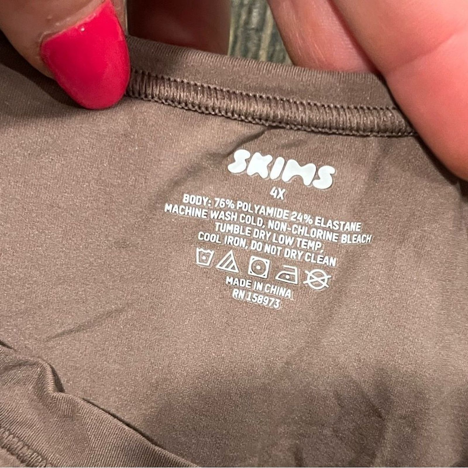 SKIMS NWT Skims Fits Everybody Super Cropped T-Shirt Crewneck 4X Size 4XL / US 24-26 - 2 Thumbnail