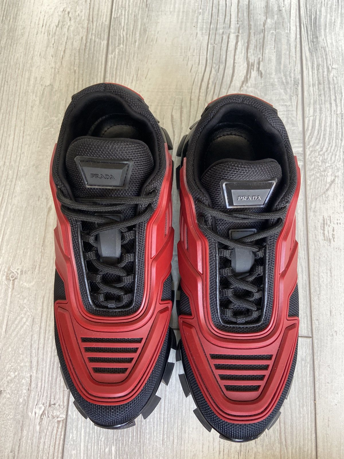 Prada Prada Cloudbust Thunder Knit Sneaker 'Scarlet' Size US 10 / EU 43 - 17 Thumbnail