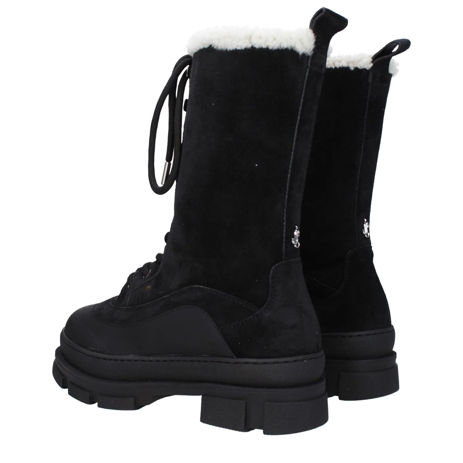 Jimmy Choo ob1o1e1124 Suede Ankle Boots in Black Size US 6 / IT 36 - 4 Thumbnail
