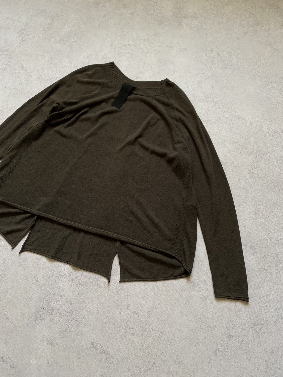 Rundholz Rundholz Black Label Asymmetrical Khaki Sweater Size S Size S / US 4 / IT 40 - 10 Thumbnail