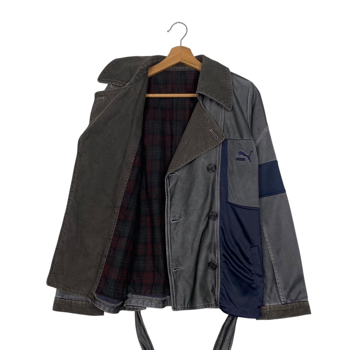 Japanese Brand × Puma Puma double breasted jacket coat Size US S / EU 44-46 / 1 - 9 Thumbnail