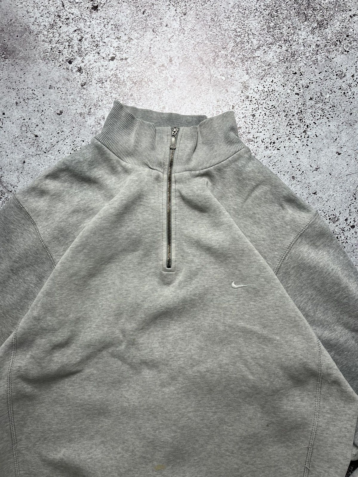 Nike × Vintage 🔥Vintage Nike 1/4 Zip Hoodie Size US L / EU 52-54 / 3 - 2 Thumbnail