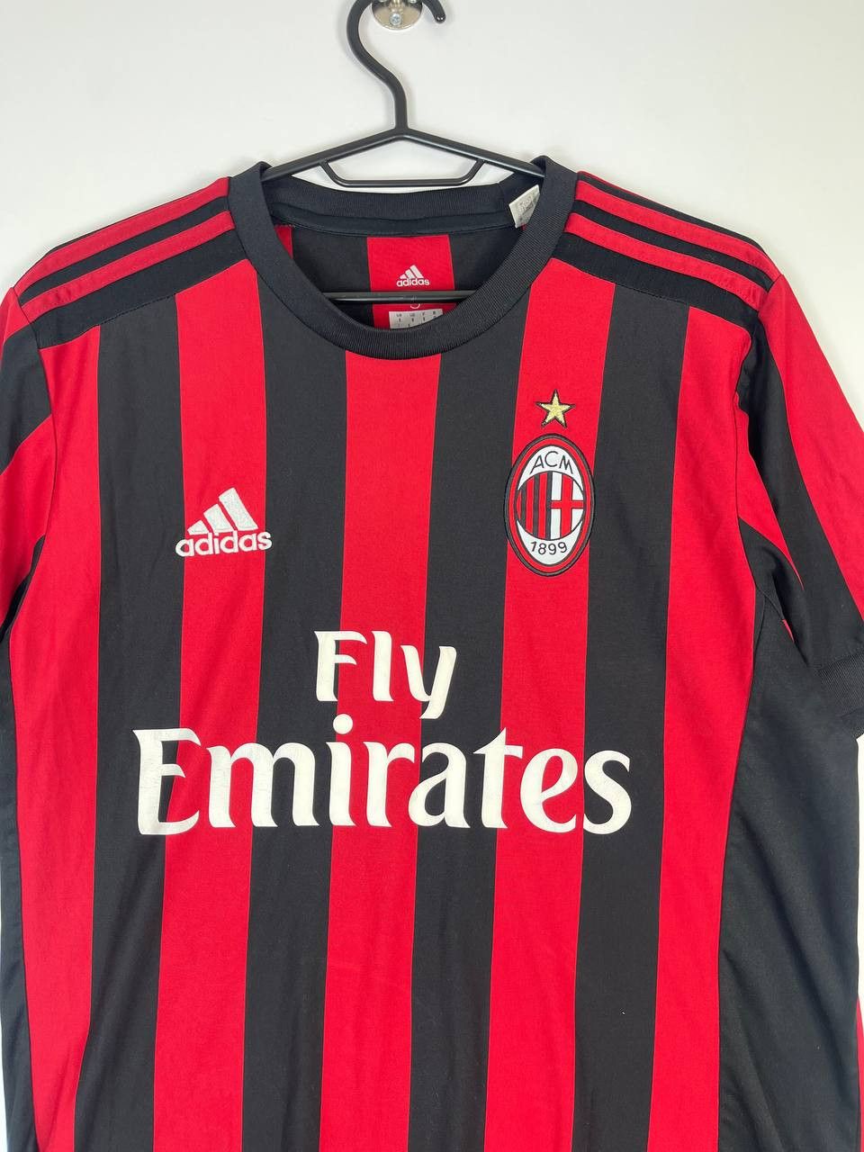 Adidas Adidas Ac Milan 2017 Home Football Soccer Shirt AZ7069 S Size US S / EU 44-46 / 1 - 2 Thumbnail