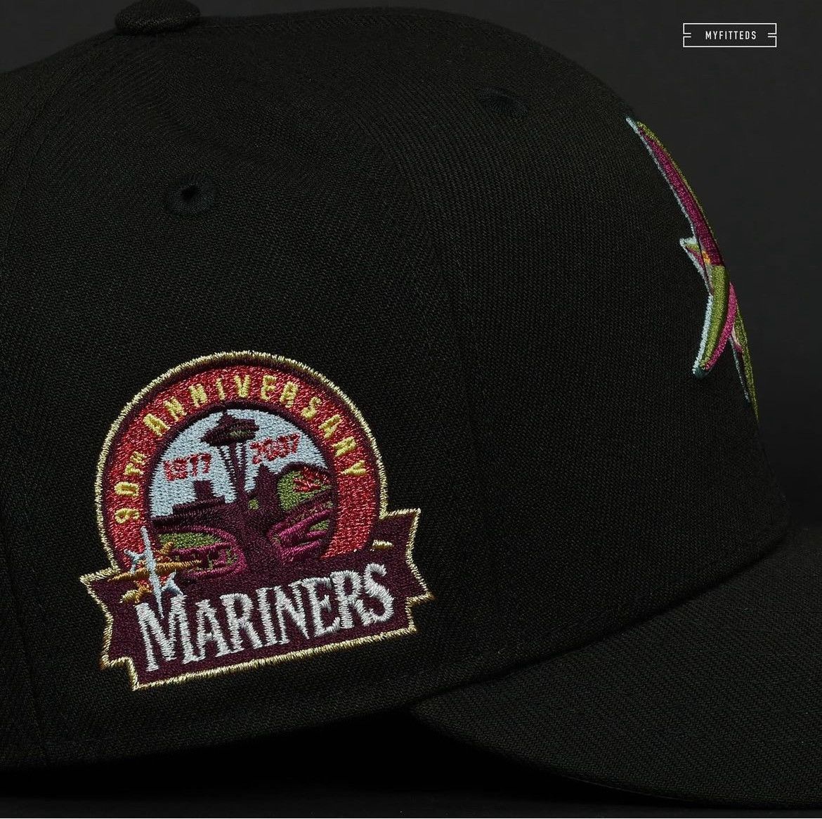 MyFitteds 7 1/4 SEATTLE MARiNERS 1962 WORLD’S FAiR MLB NEW ERA FiTTED Size ONE SIZE - 5 Thumbnail