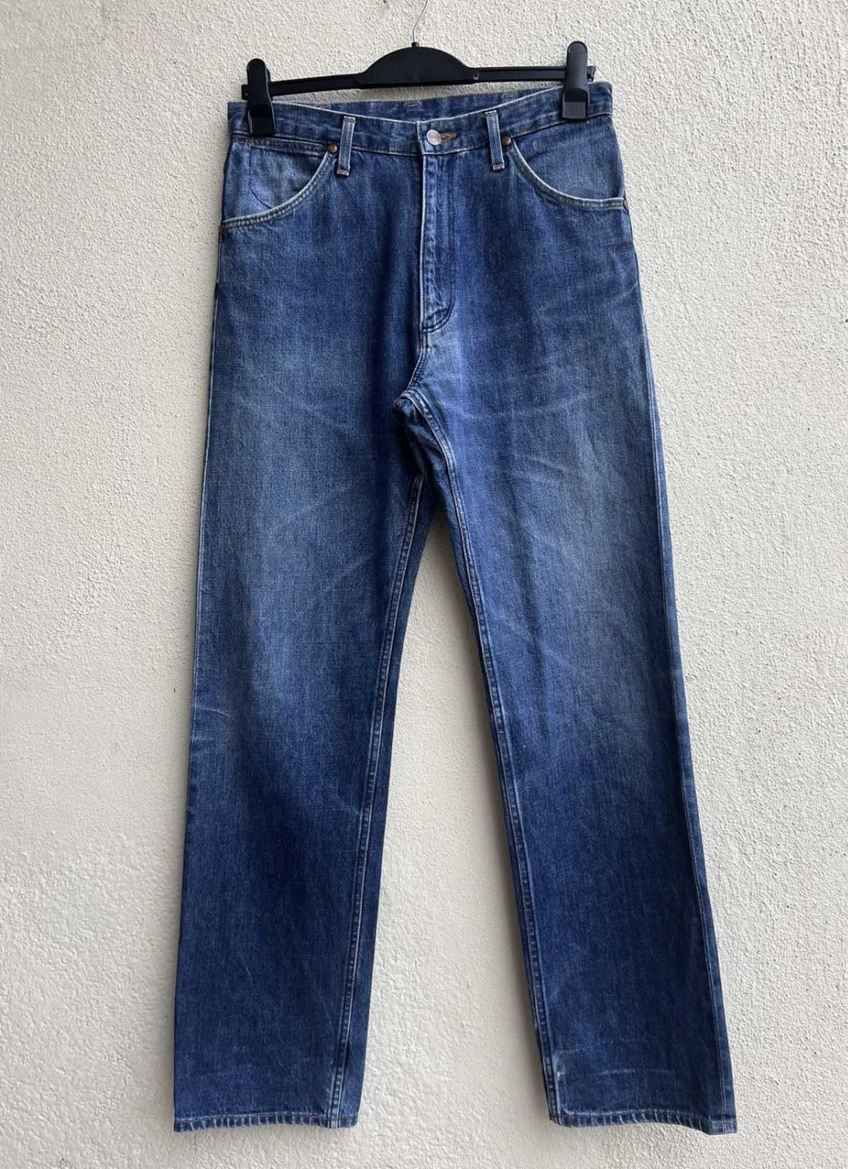Vintage Vintage Wrangler Blue Bell Blue Denim Selvedge Jeans Size US 31 - 2 Thumbnail