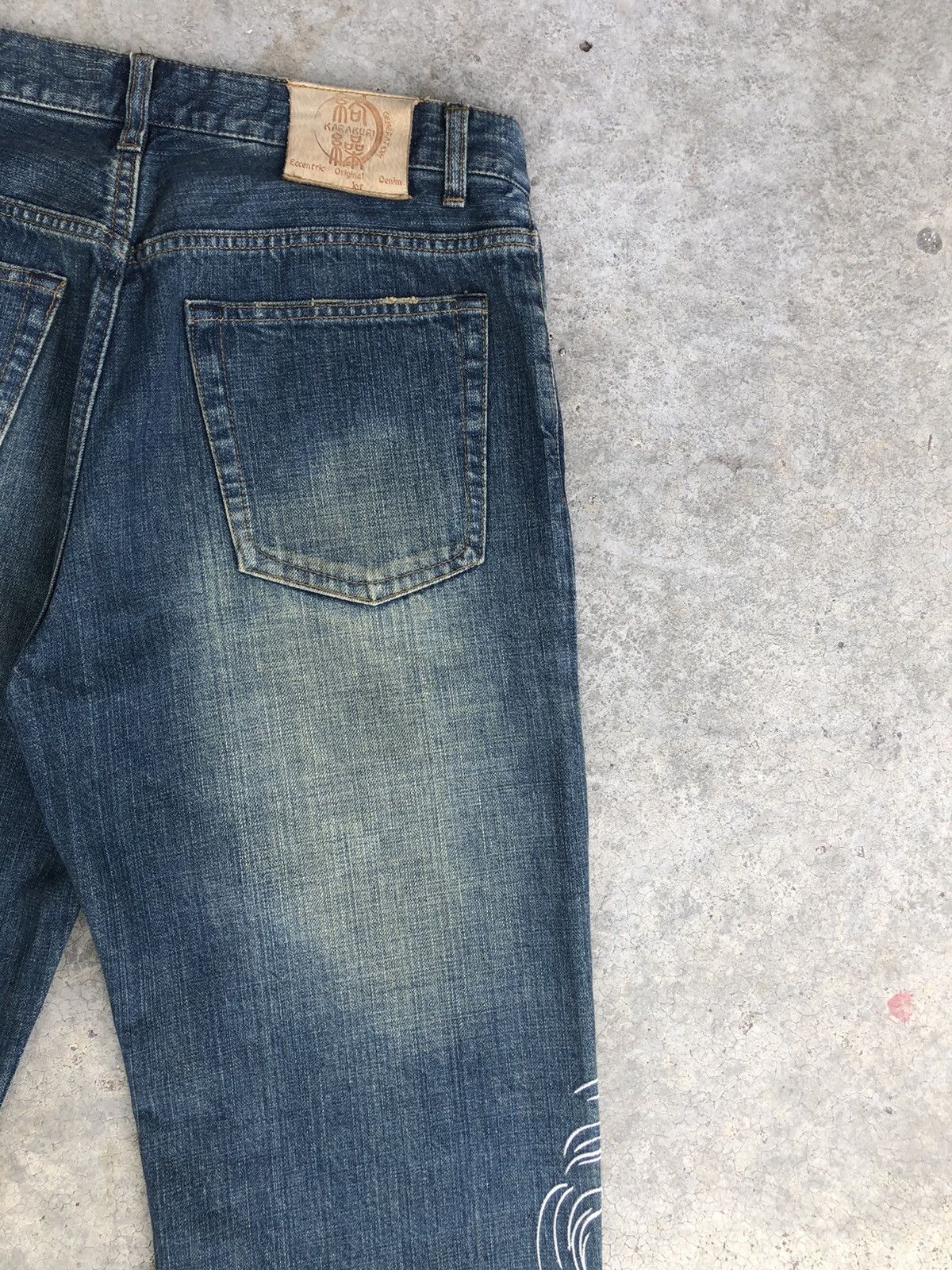 Karakuri Tamashii Karakuri Tamashii Embroidered Jeans Distressed Size US 32 / EU 48 - 10 Thumbnail