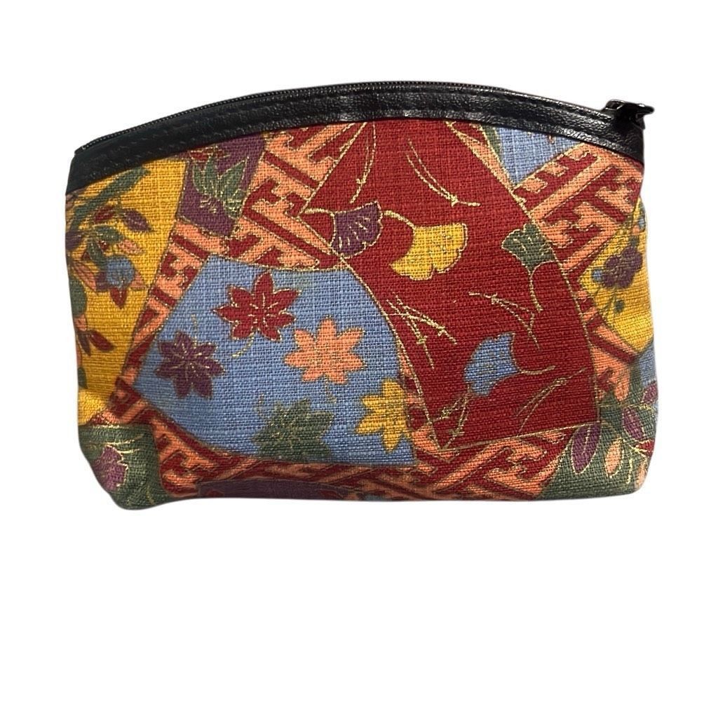 Other Fabric Floral Geometric multicolor Cosmetic Makeup Bag Penci Size ONE SIZE - 2 Thumbnail