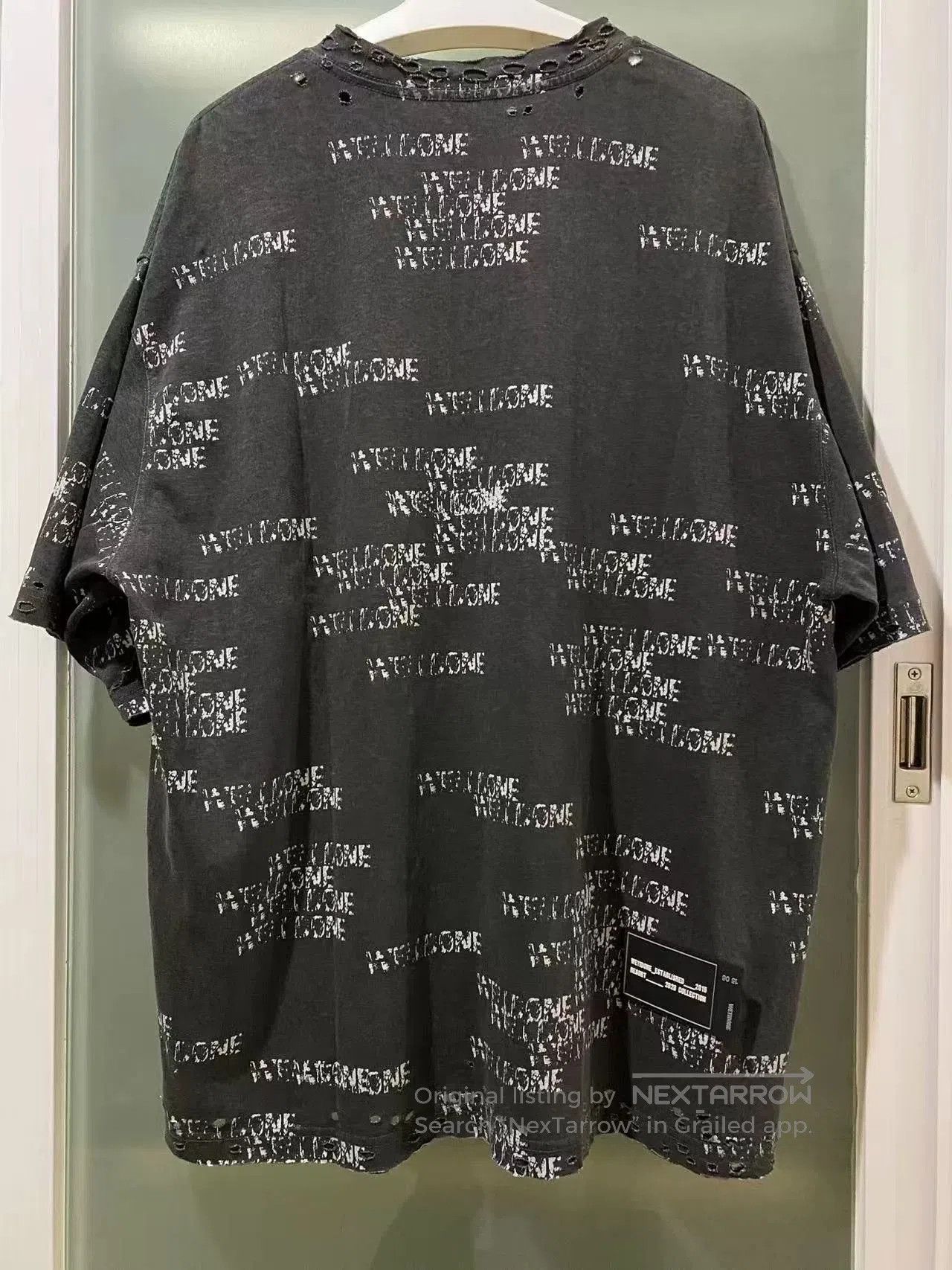 WE11DONE we11done Logo Print Short Sleeve. Size US S / EU 44-46 / 1 - 2 Thumbnail