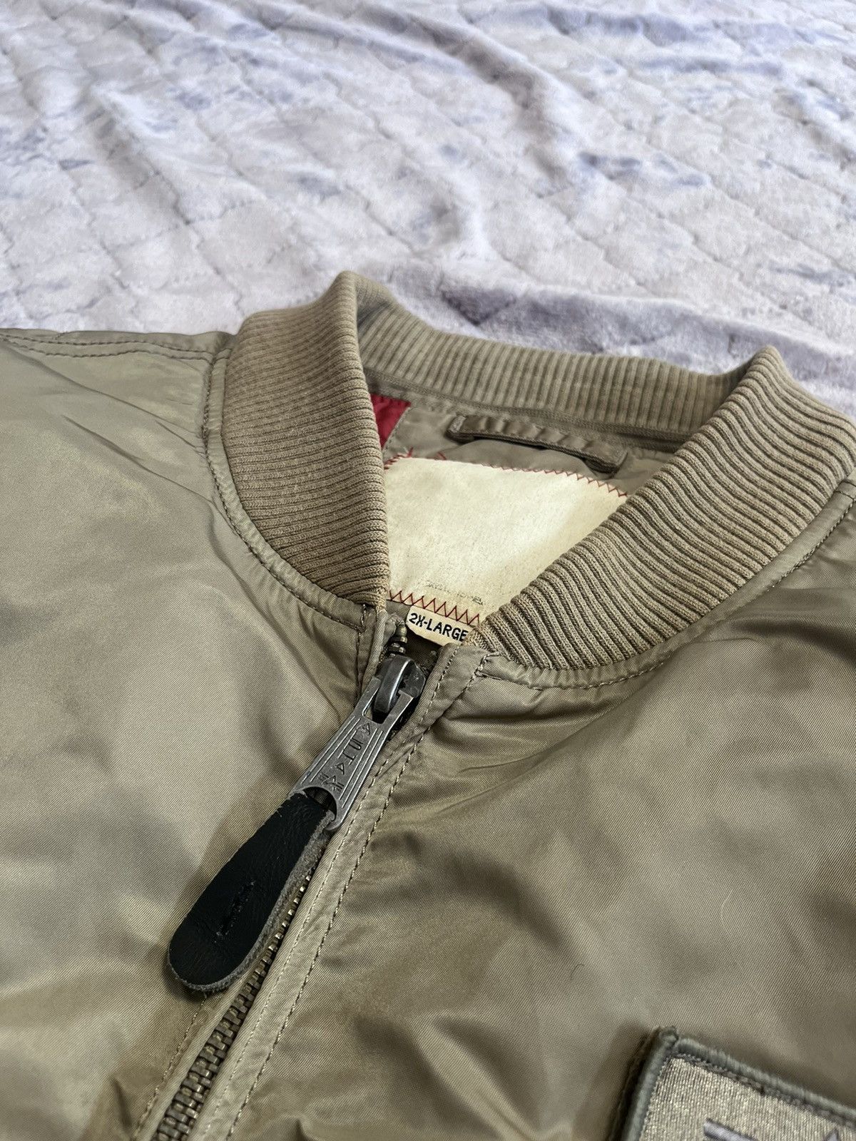 Alpha Industries 💥VINTAGE ALPHA INDUSTRIES MA-1 BOMBER Size US XXL / EU 58 / 5 - 14 Thumbnail