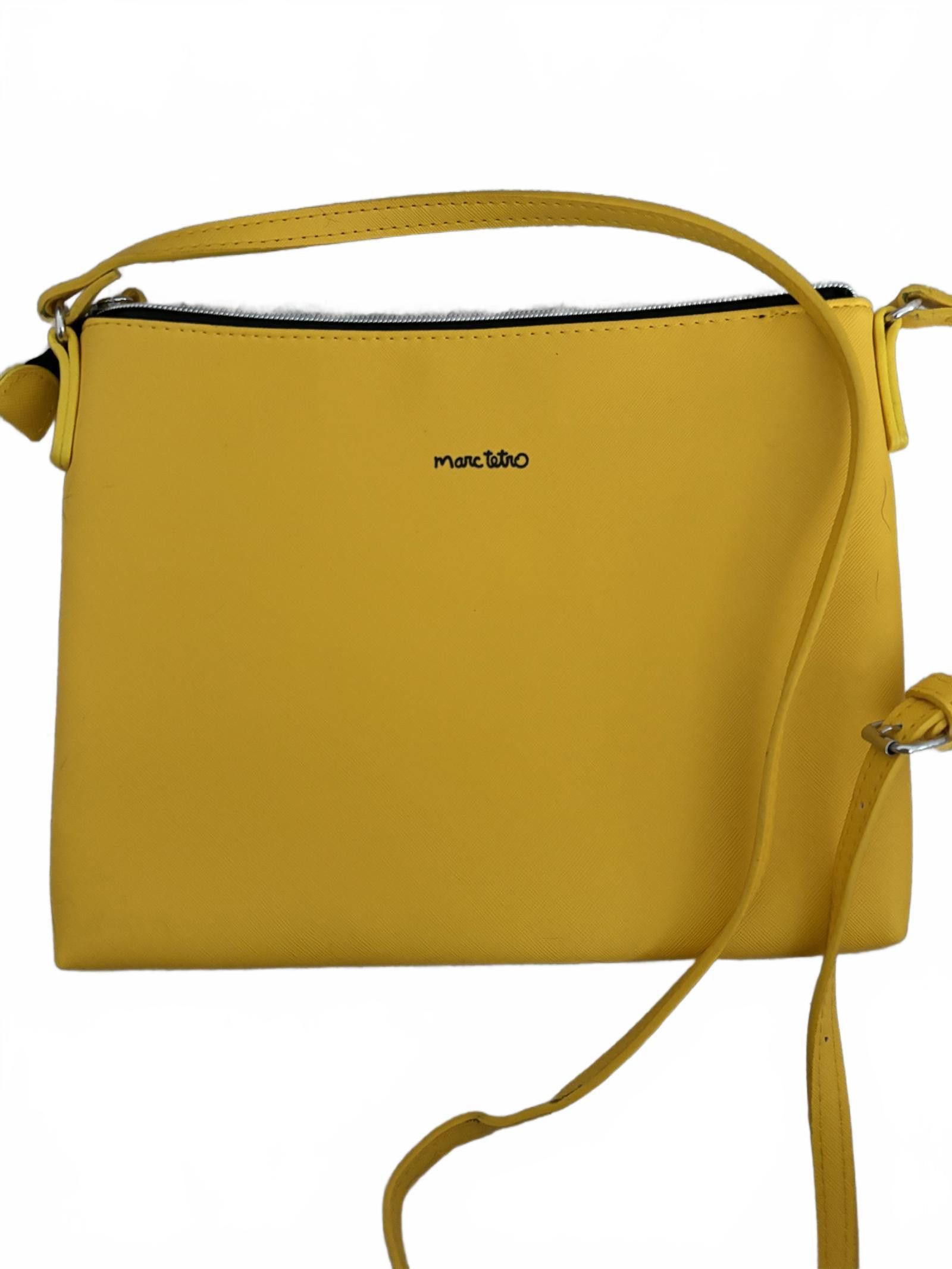 Designer EUC Marco Tetro yellow leather dachshund crossbody bag Size ONE SIZE - 4 Thumbnail