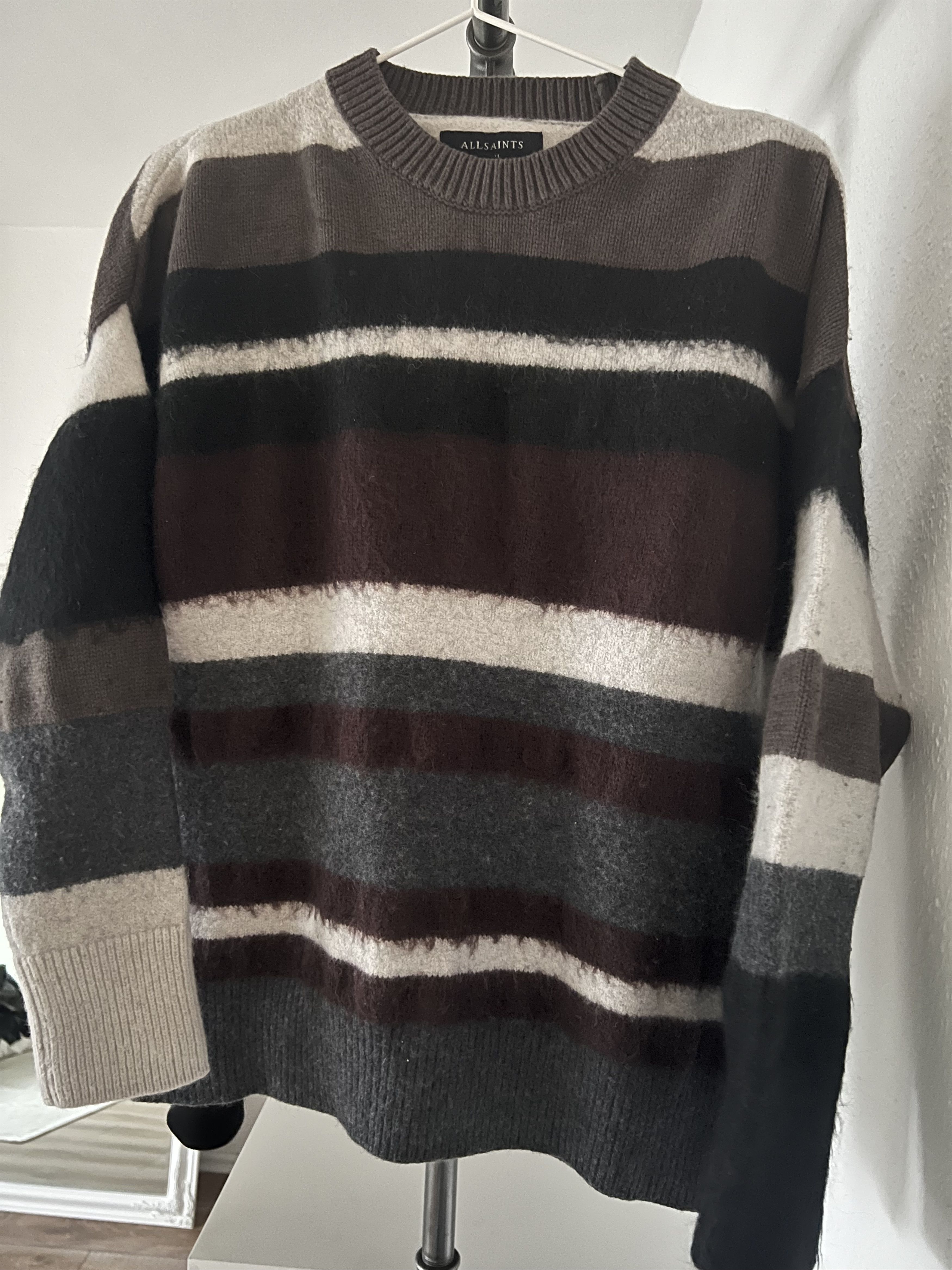Allsaints Allsaints Striped Knit Sweater Size US XS / EU 42 / 0 - 1 Thumbnail