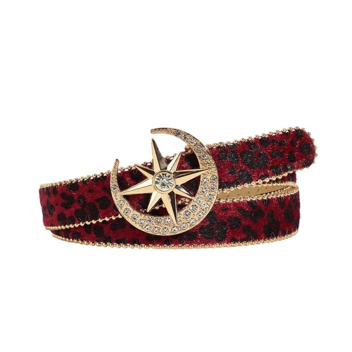 Designer New Design Vintage Belt Riveted Belts Menswear Accessories Size ONE SIZE - 5 Thumbnail