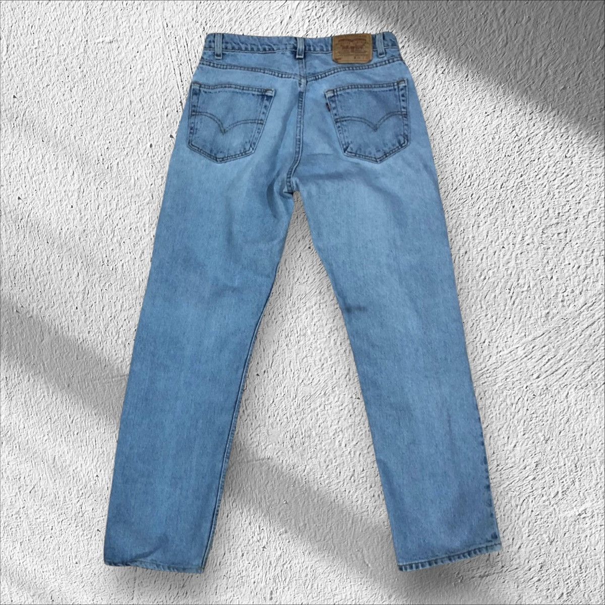 Levi's × Vintage Vintage 90s Levi’s 505 Straight Leg Denim Blue Jeans 32x30 Size US 32 / EU 48 - 3 Thumbnail