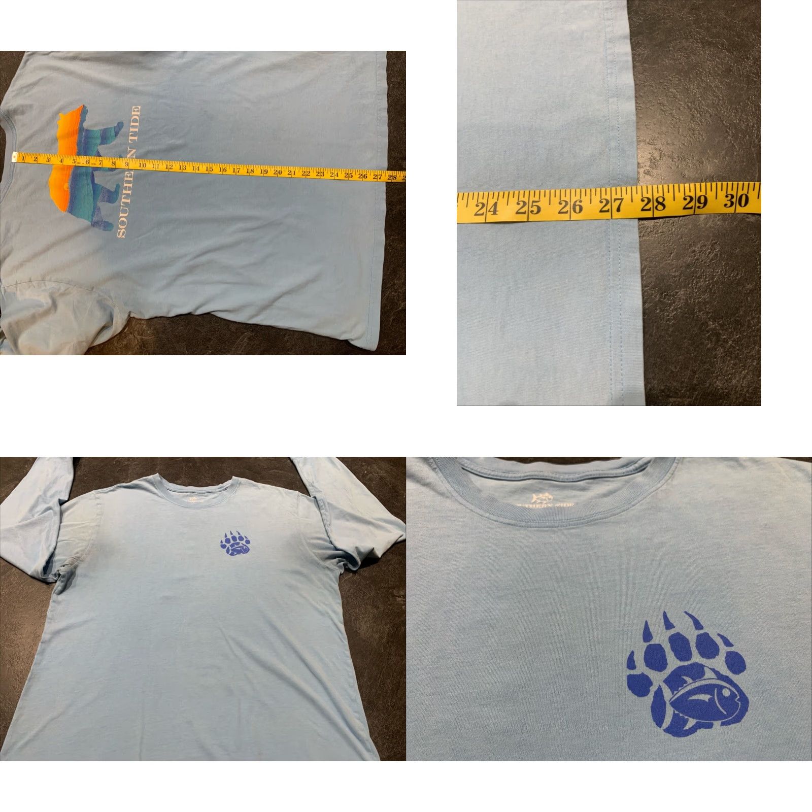 Southern Tide VINTAGE Southern Tide Long Sleeve T-Shirt Men Large Blue Animal Theme Crew Neck Size US L / EU 52-54 / 3 - 8 Thumbnail
