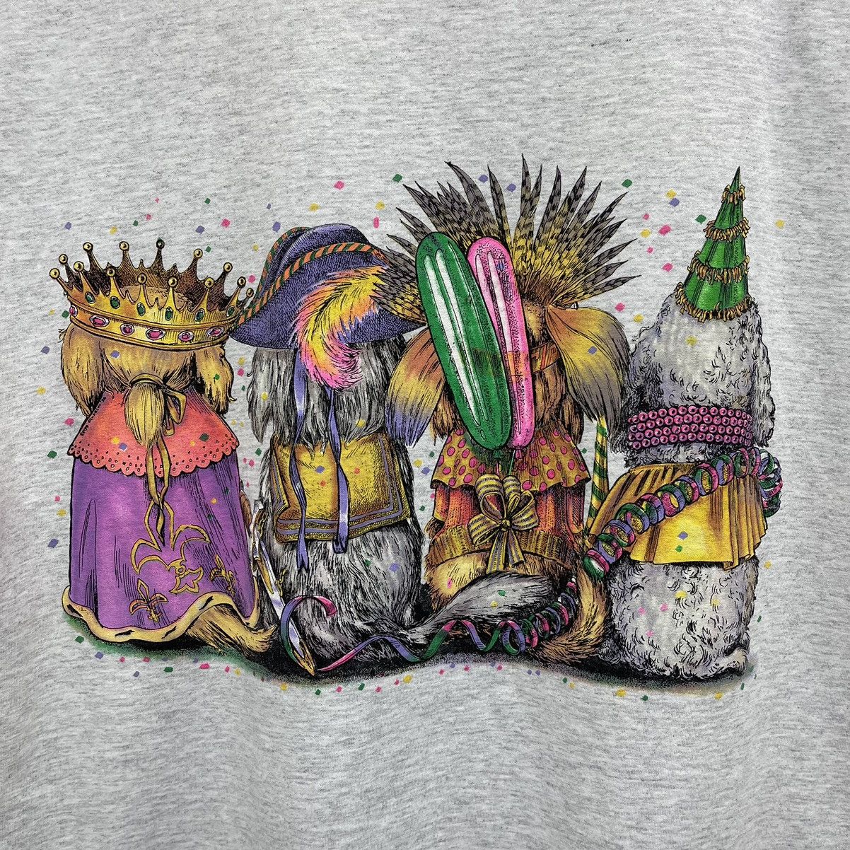 Beauty Beast × Vintage Vintage 90s Anima Parody T-Shirt Very Nice Mirror Print Size US XL / EU 56 / 4 - 4 Thumbnail