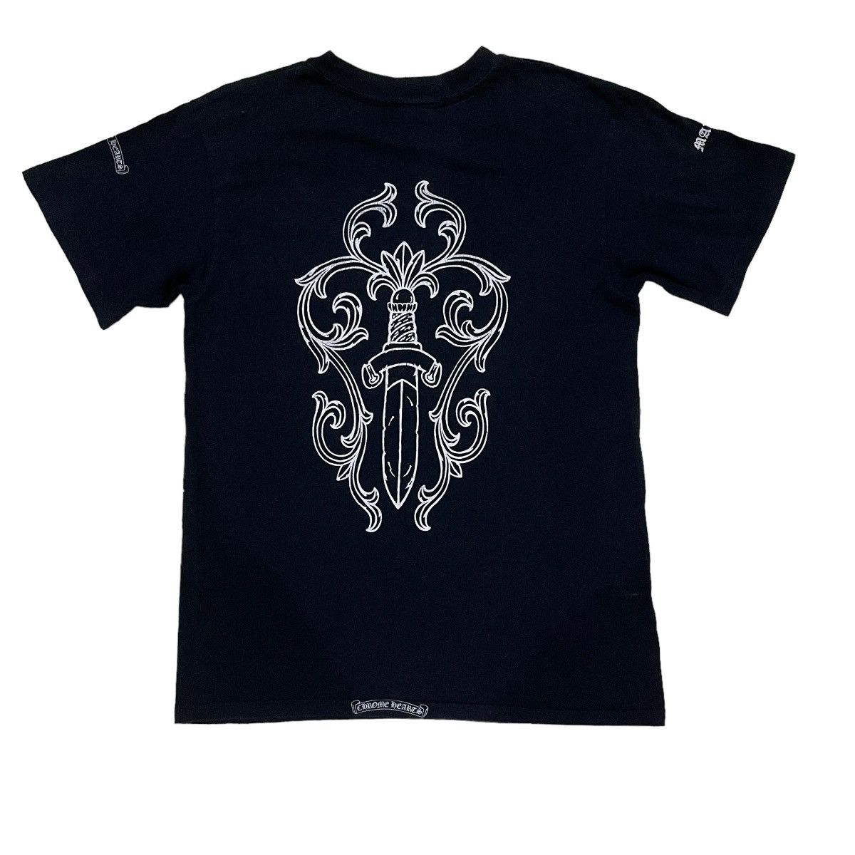 image of Chrome Hearts Maxfield Los Angeles Dagger Pocket in Black, Men's (Size Medium)