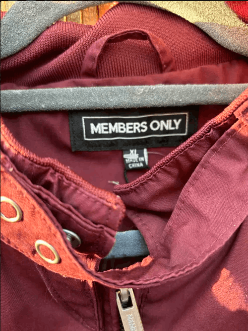 Members Only Members Only Men's Burgundy Jacket Size US XL / EU 56 / 4 - 3 Thumbnail