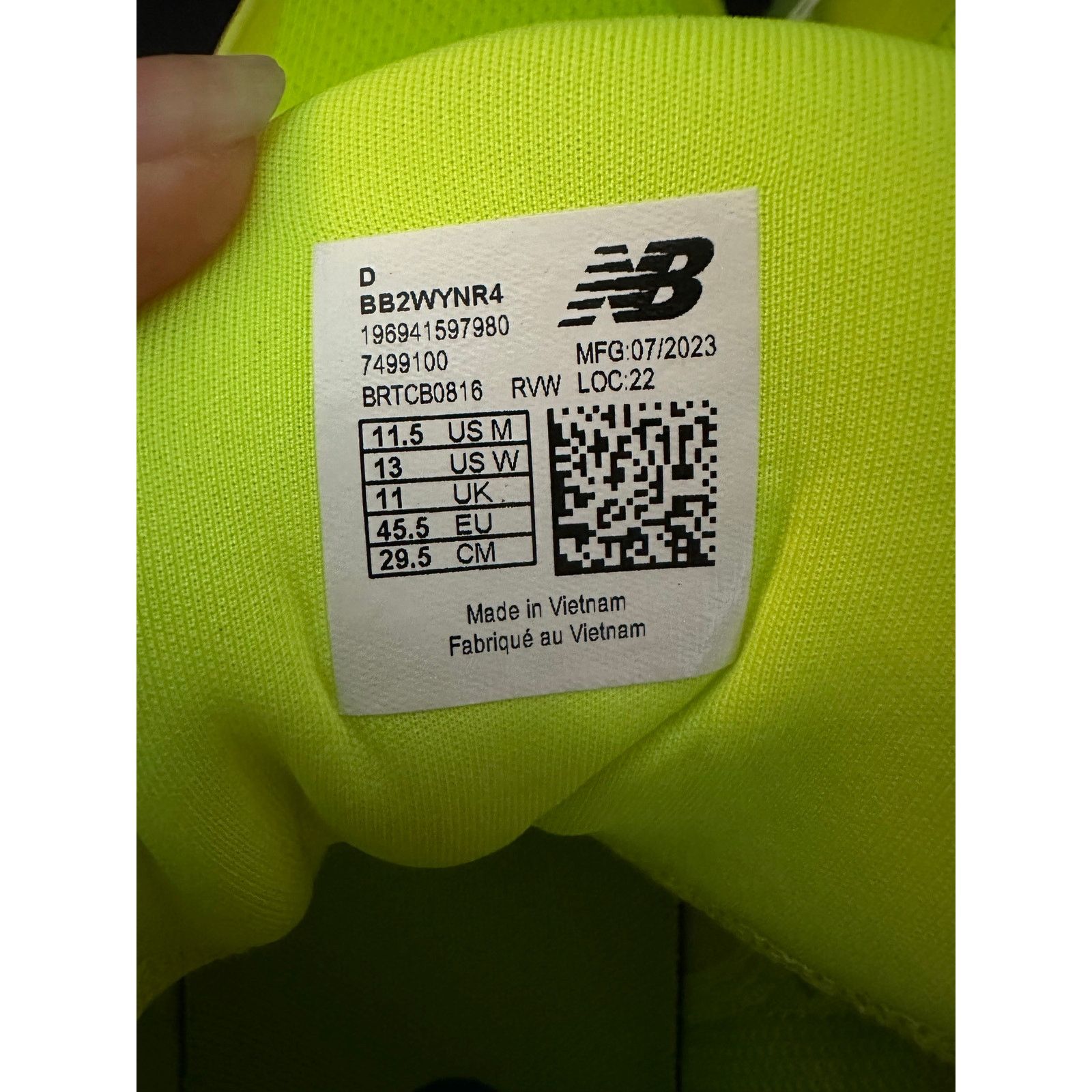 New Balance *NWT* - Rare New Balance Two WXY v4 basketball shoes Size US 11.5 / EU 44-45 - 6 Thumbnail