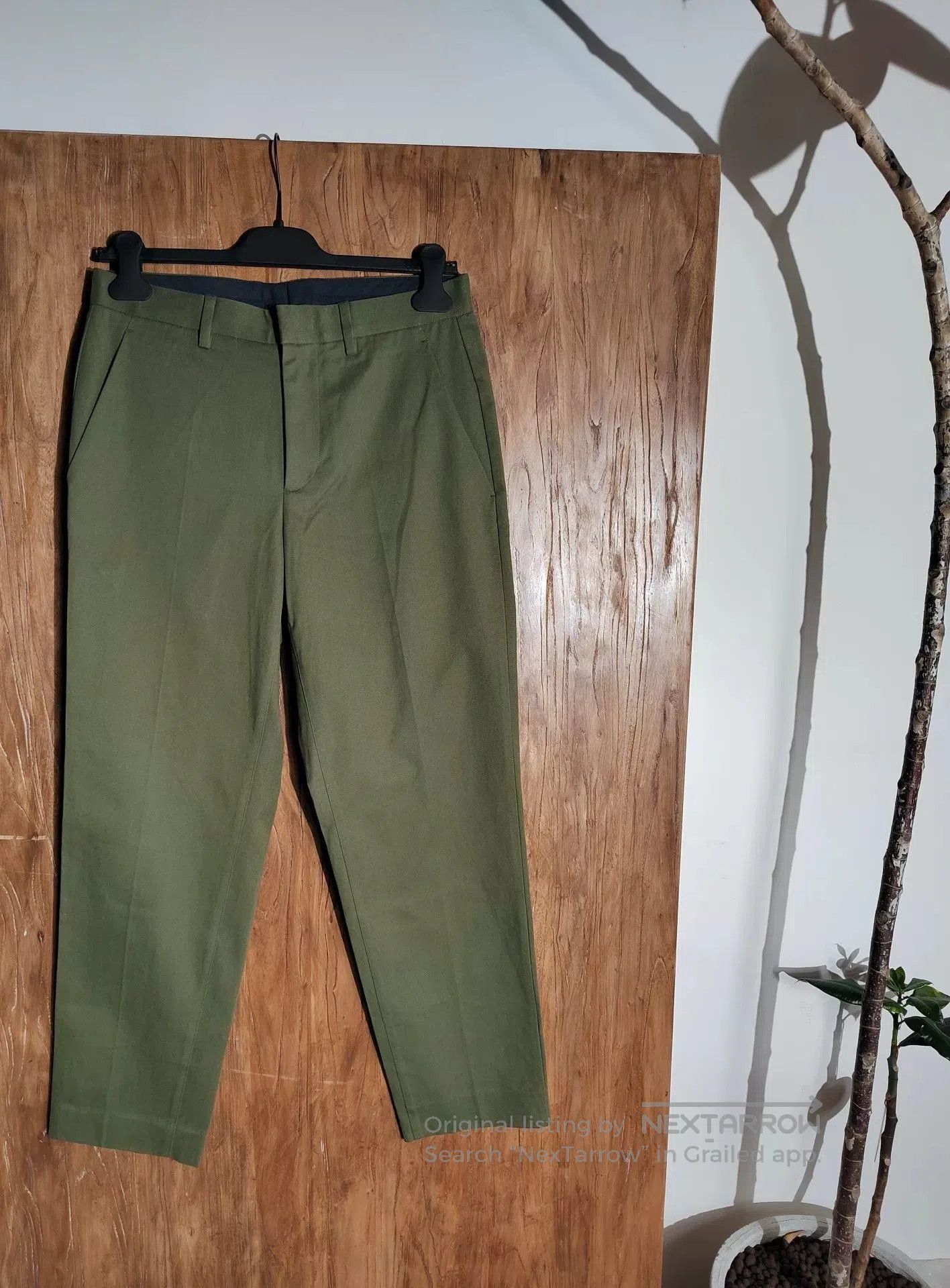 Soe Casual Olive Green Cotton Pants for Fall. Size US 30 / EU 46 - 1 Thumbnail