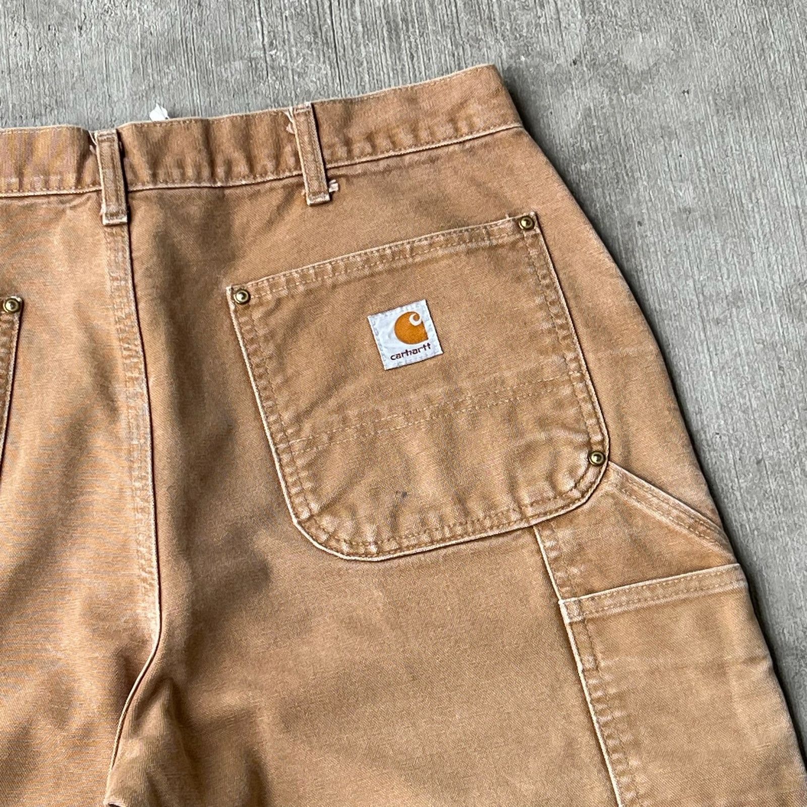 Carhartt × Vintage Carhartt brown double knee work wear carpenter pants Size US 34 / EU 50 - 8 Thumbnail
