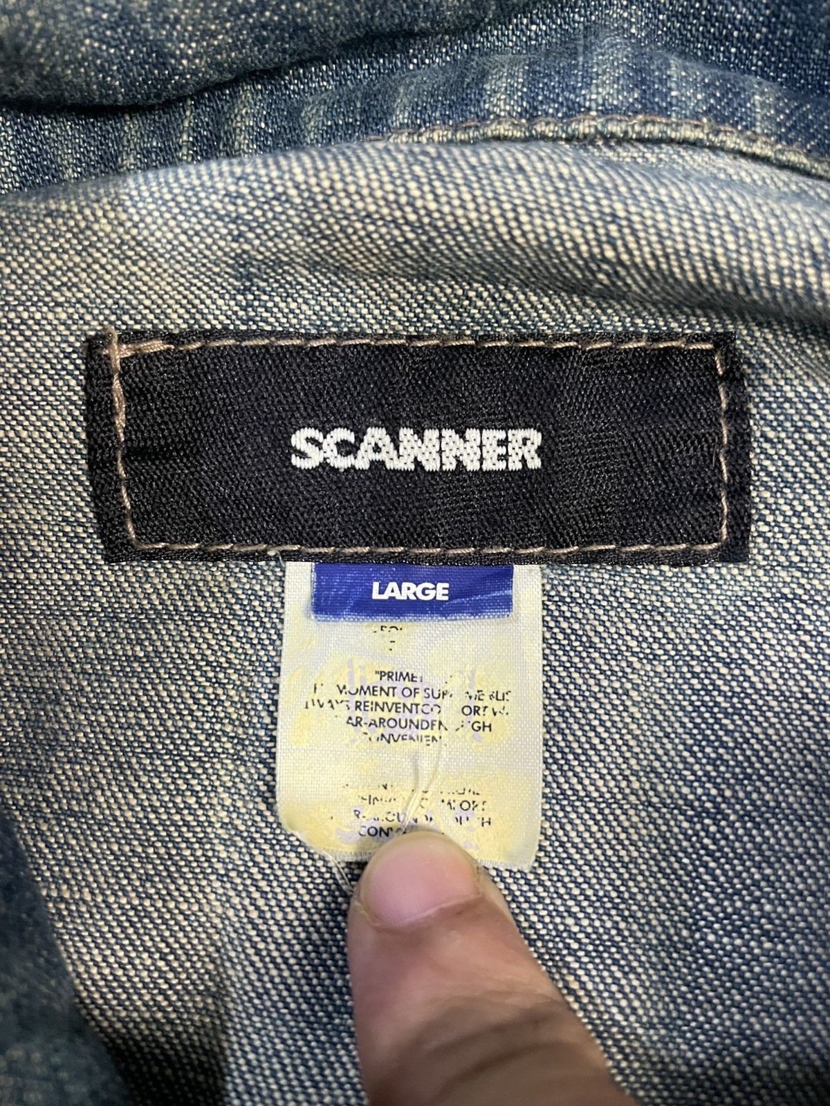 Japanese Brand Japanese Brand Scanner Denim Jacket Size US L / EU 52-54 / 3 - 9 Thumbnail