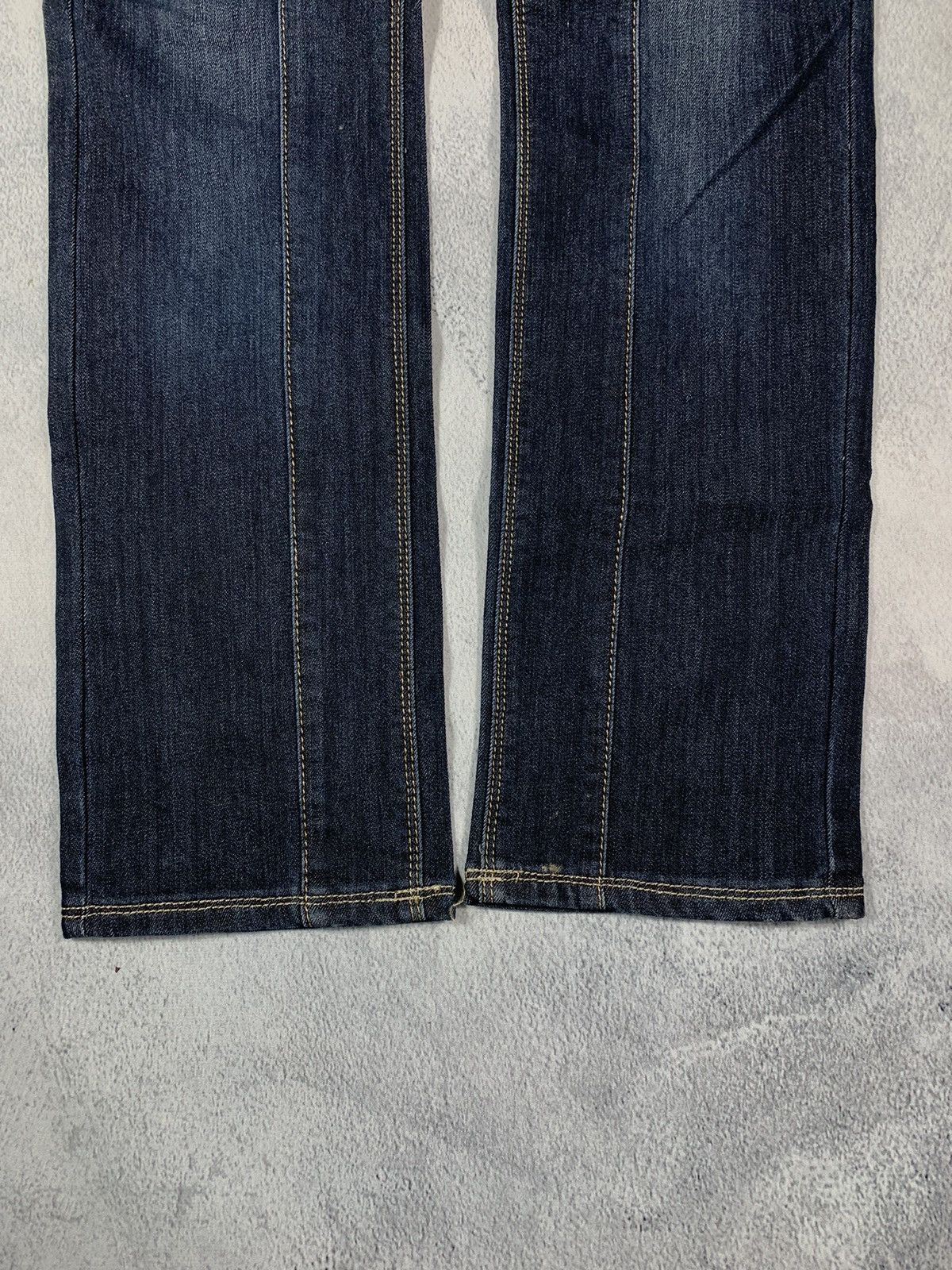Vintage Vintage Y2K Japanese low rise denim jeans streetwear style Size 34" / US 12 / IT 48 - 4 Thumbnail