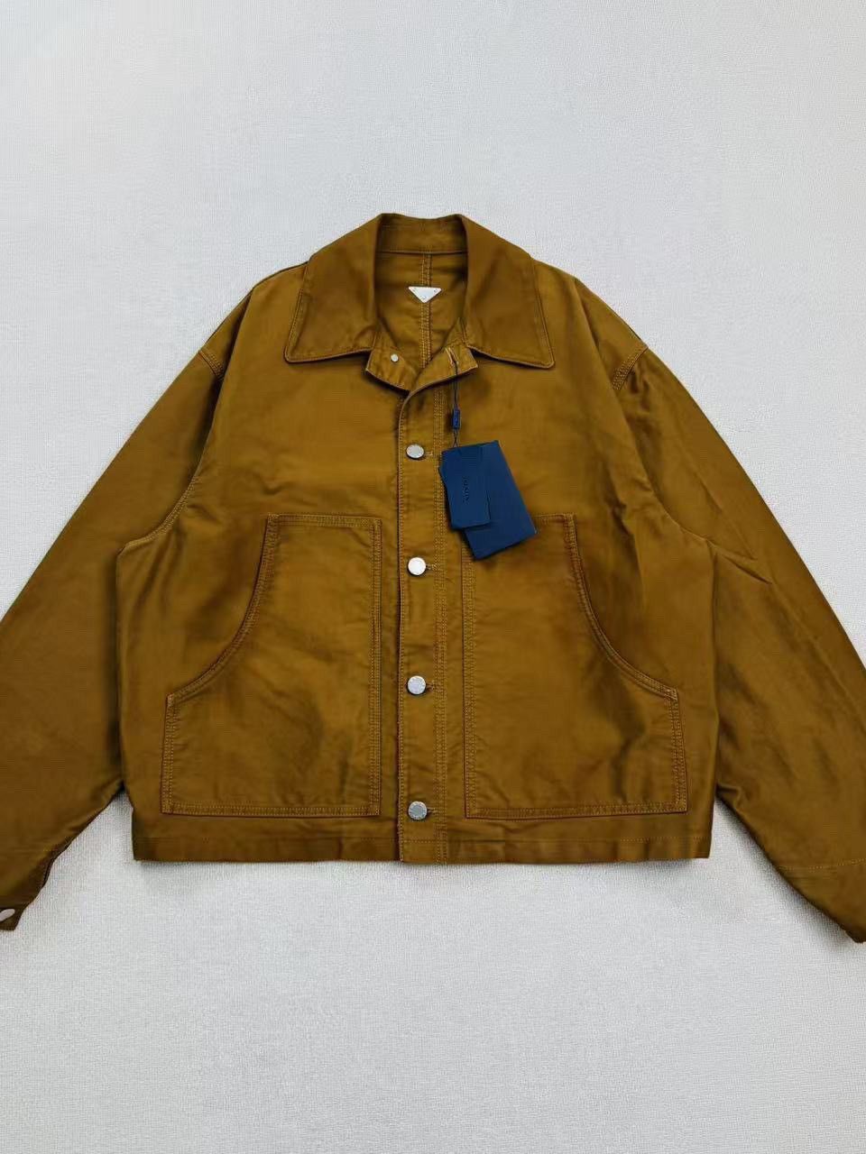 Prada Prada Brown Cotton Jacket Size M Size US M / EU 48-50 / 2 - 1 Thumbnail