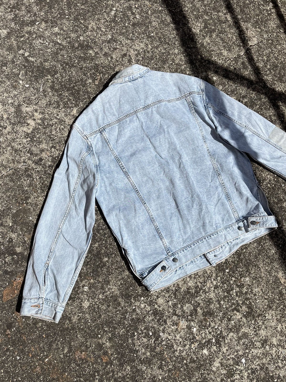 Japanese Brand 2019SS Runway JNBY Overprint light denim jacket Size XL / US 12-14 / IT 48-50 - 8 Thumbnail