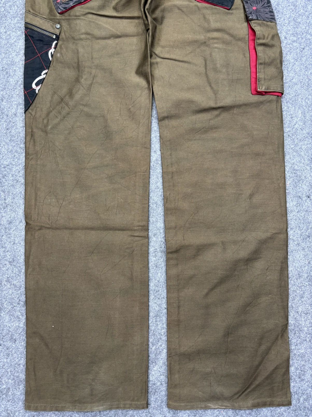 Japanese Brand 💥Artisanal💥GEMSTONE Japan Streetwear 3D Cargo Pant F727 Size US 32 / EU 48 - 12 Thumbnail