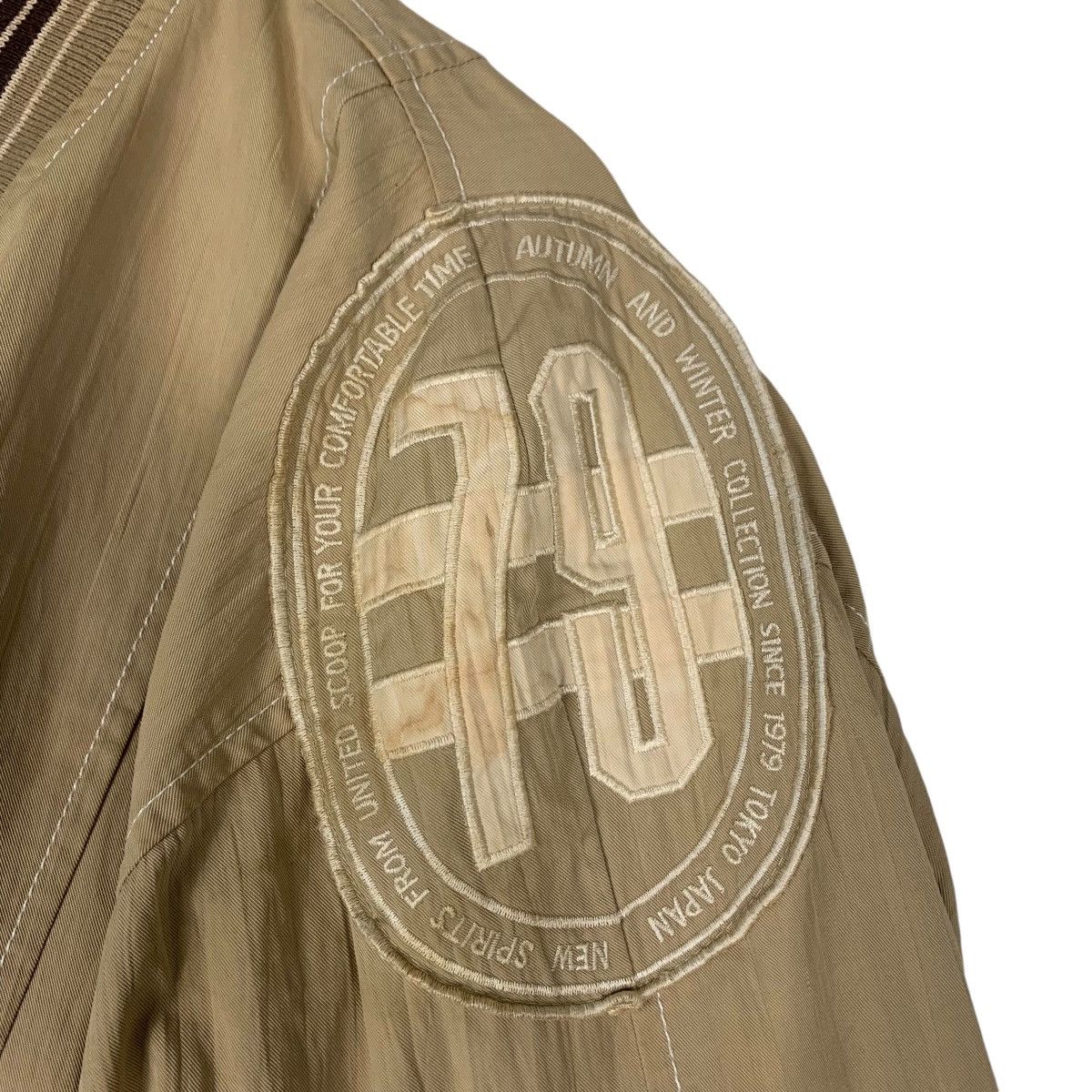 Japanese Brand SCOOP COLLECTION Brown Bomber Jacket #1318-C59 Size US M / EU 48-50 / 2 - 15 Thumbnail