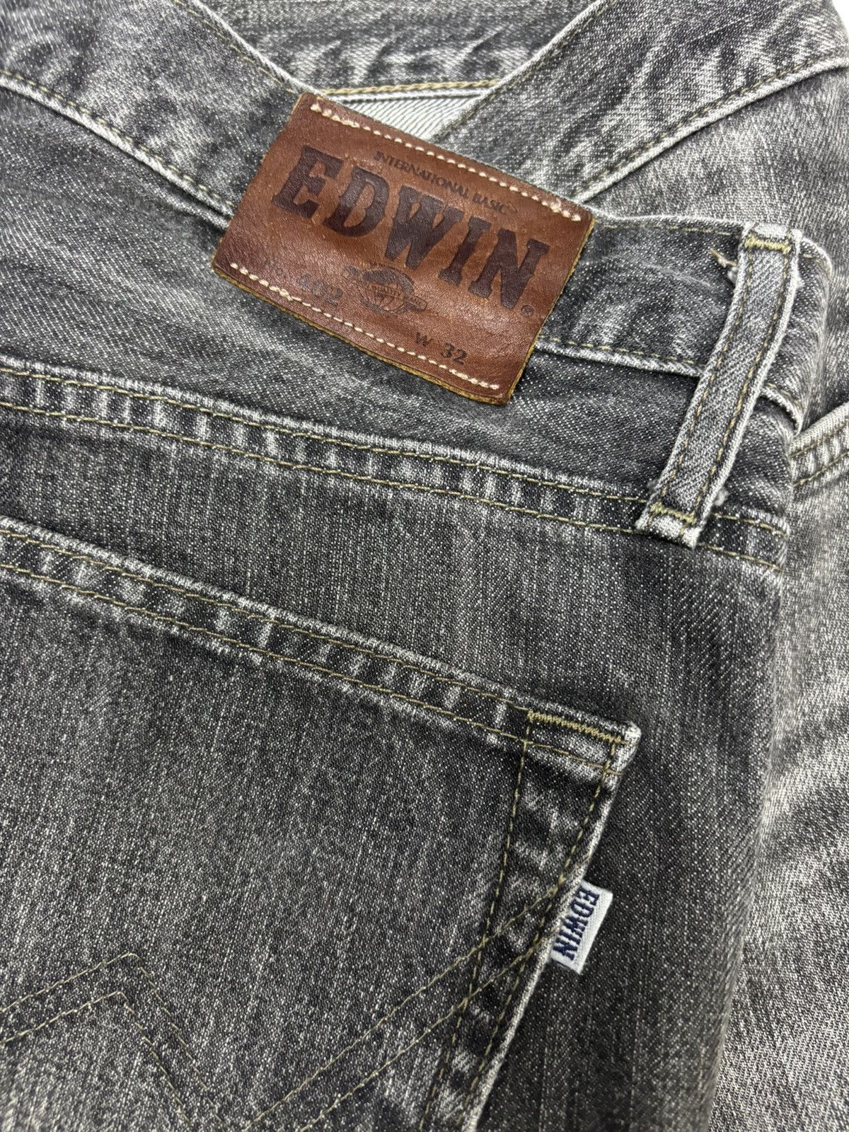 Hysteric Glamour Edwin Faded Black Loose Fit Distressed Denim Jeans Size US 33 - 10 Thumbnail