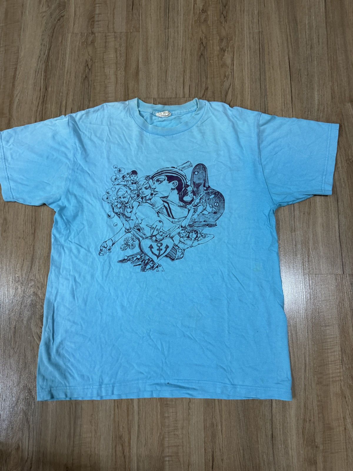 Anime × Cartoon Network × Japanese Brand Jojo's Bizarre adventures Rare T shirt Size US L / EU 52-54 / 3 - 1 Thumbnail