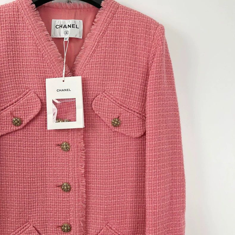 Chanel Chanel Handicraft Workshop Series Pink Twill Tassel Four-p Size XS / US 0-2 / IT 36-38 - 3 Thumbnail