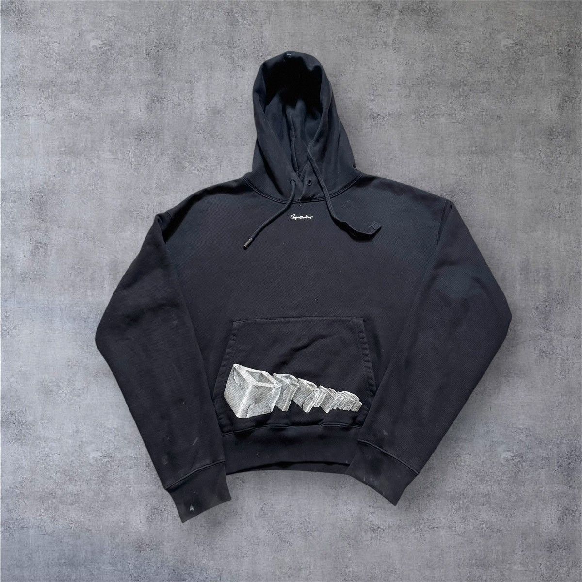 Off-White Off-White Black Pullover Leopard Girl Graphic Hoodie Size US L / EU 52-54 / 3 - 1 Thumbnail