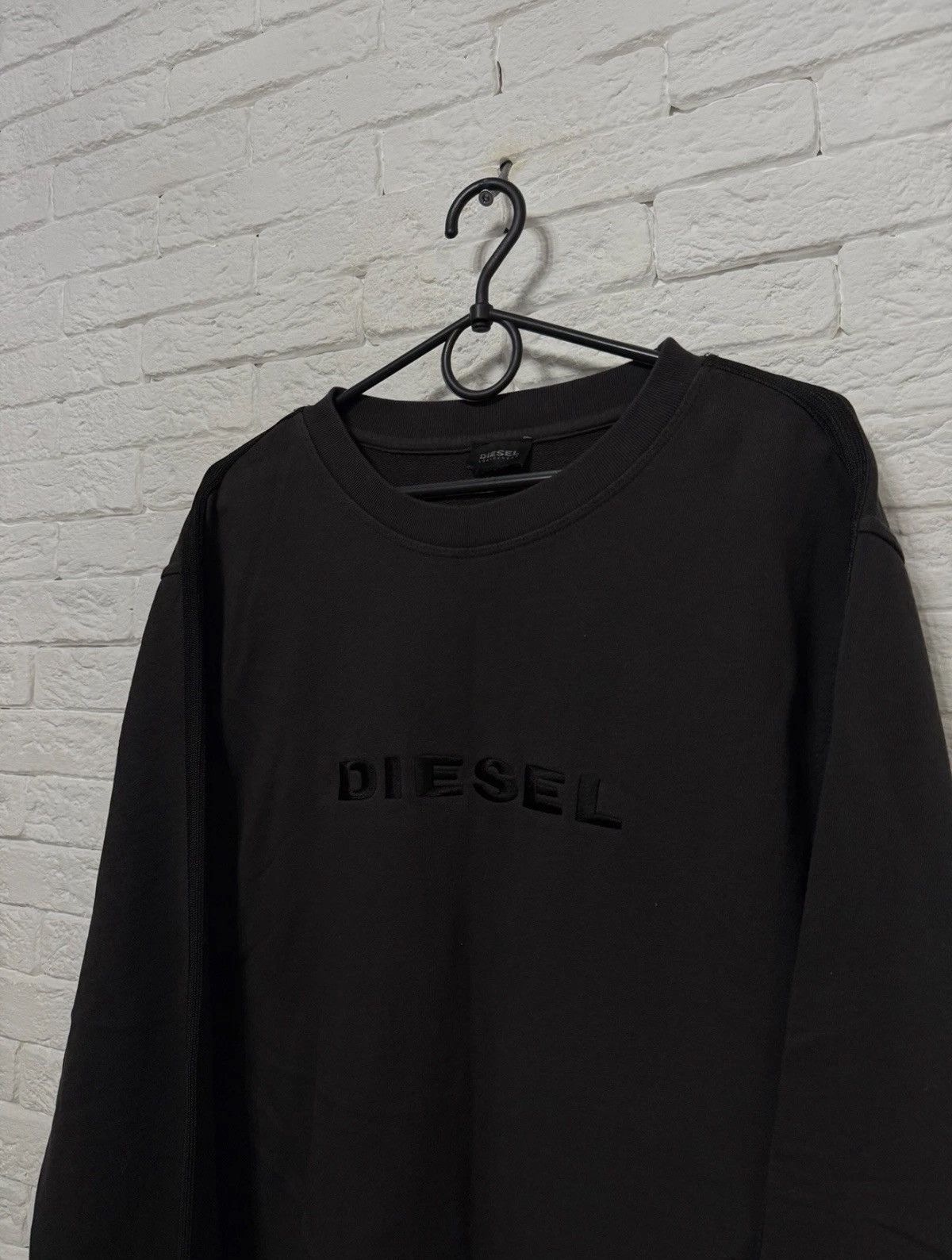 Diesel Diesel Sweatshirt Huge Embroidered Logo Sz L Size US L / EU 52-54 / 3 - 2 Thumbnail