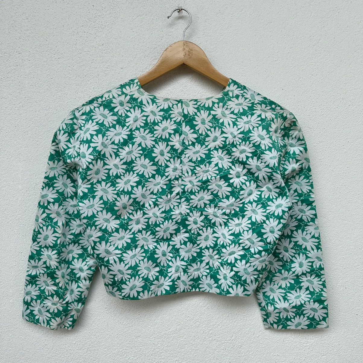Christian Dior Monsieur Christian Dior Pret-A-Porter Floral Crop Blazer Size M / US 6-8 / IT 42-44 - 5 Thumbnail