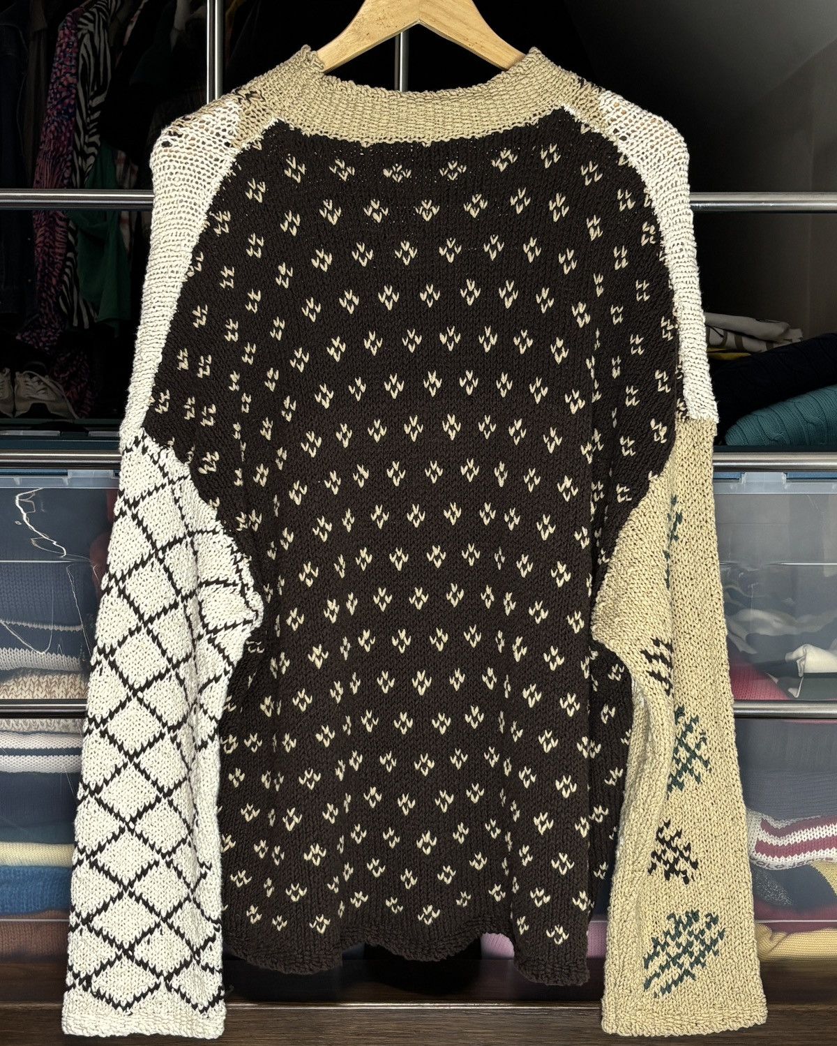 Acne Studios Acne Studios Knitted Oversized Boxy Sample Sweater Rare Size US L / EU 52-54 / 3 - 5 Thumbnail