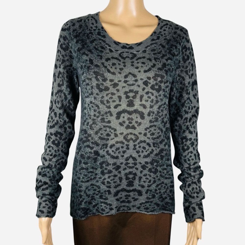 Other John + Jenn Animal Print Pullover Sweater Size L Size L / US 10 / IT 46 - 1 Thumbnail