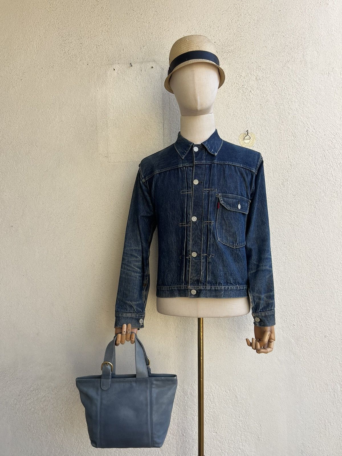 Coach Vintage 90s COACH Distressed Patina Leather Mini Tote Bag Size ONE SIZE - 1 Thumbnail