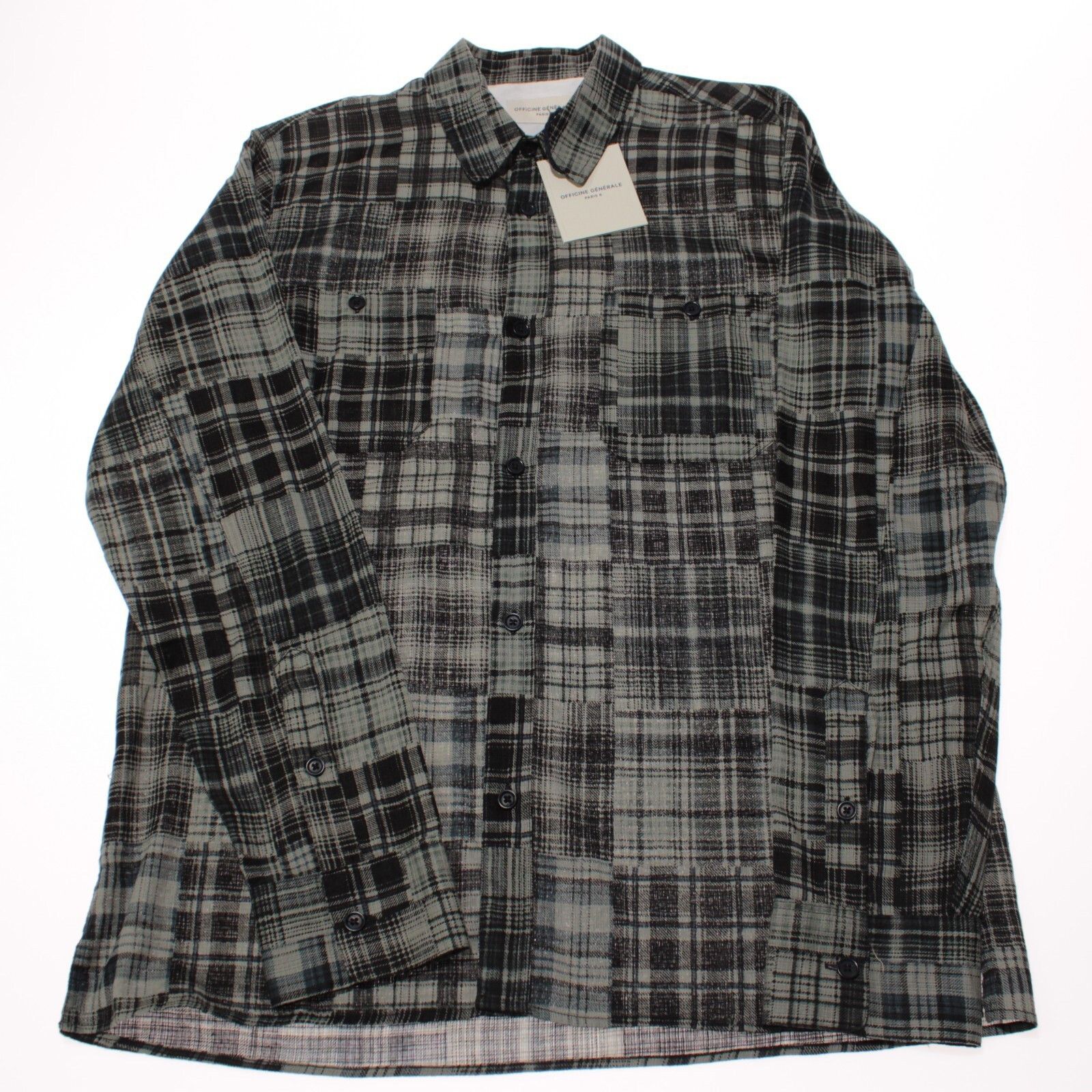 Officine Generale Officine Generale New with tags Shirt Size M US In Gray Size US M / EU 48-50 / 2 - 3 Thumbnail
