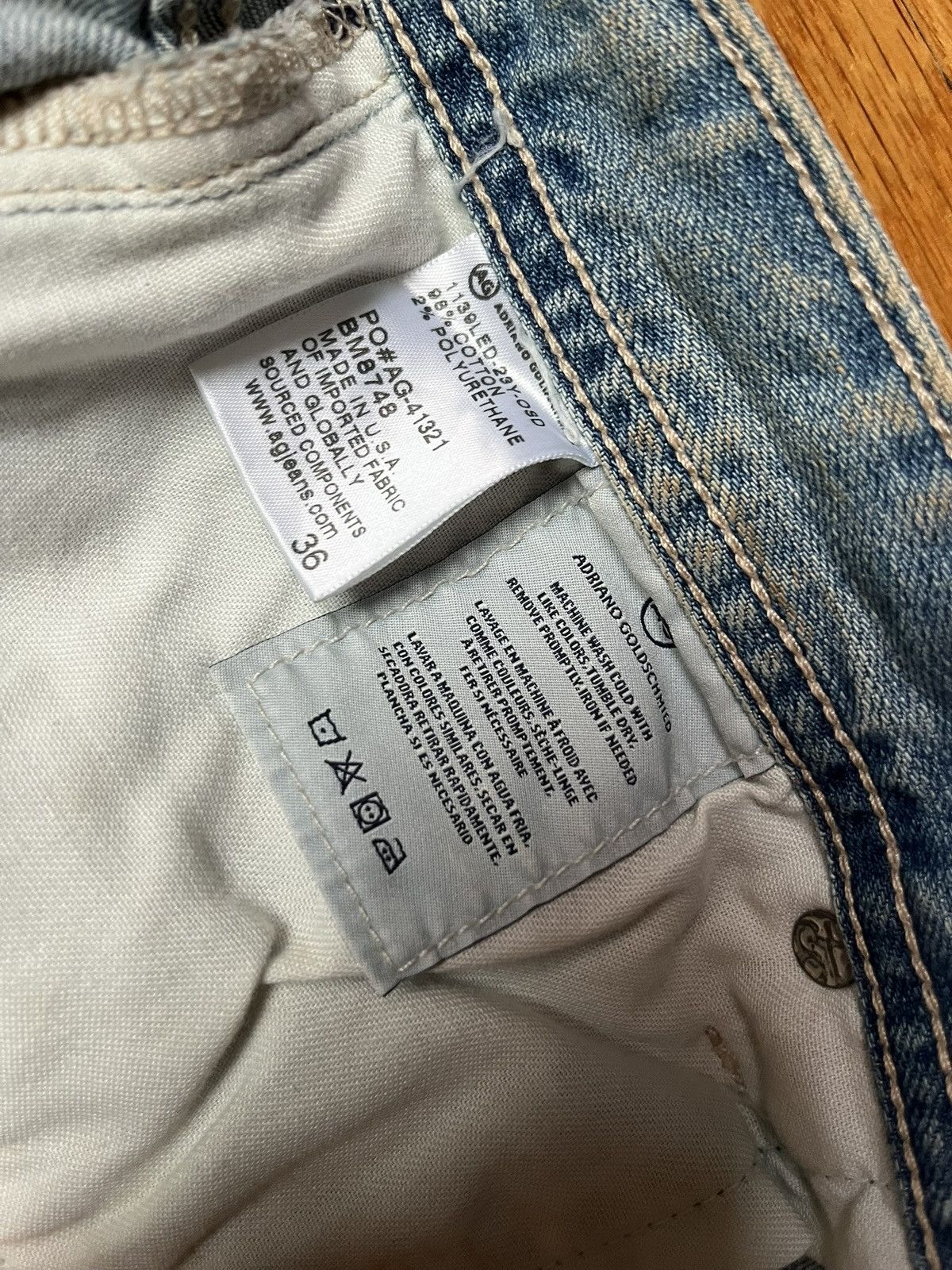 AG Adriano Goldschmied AG The Dylan Slim Skinny Jeans Size 36 - Brand New Size US 36 / EU 52 - 10 Thumbnail