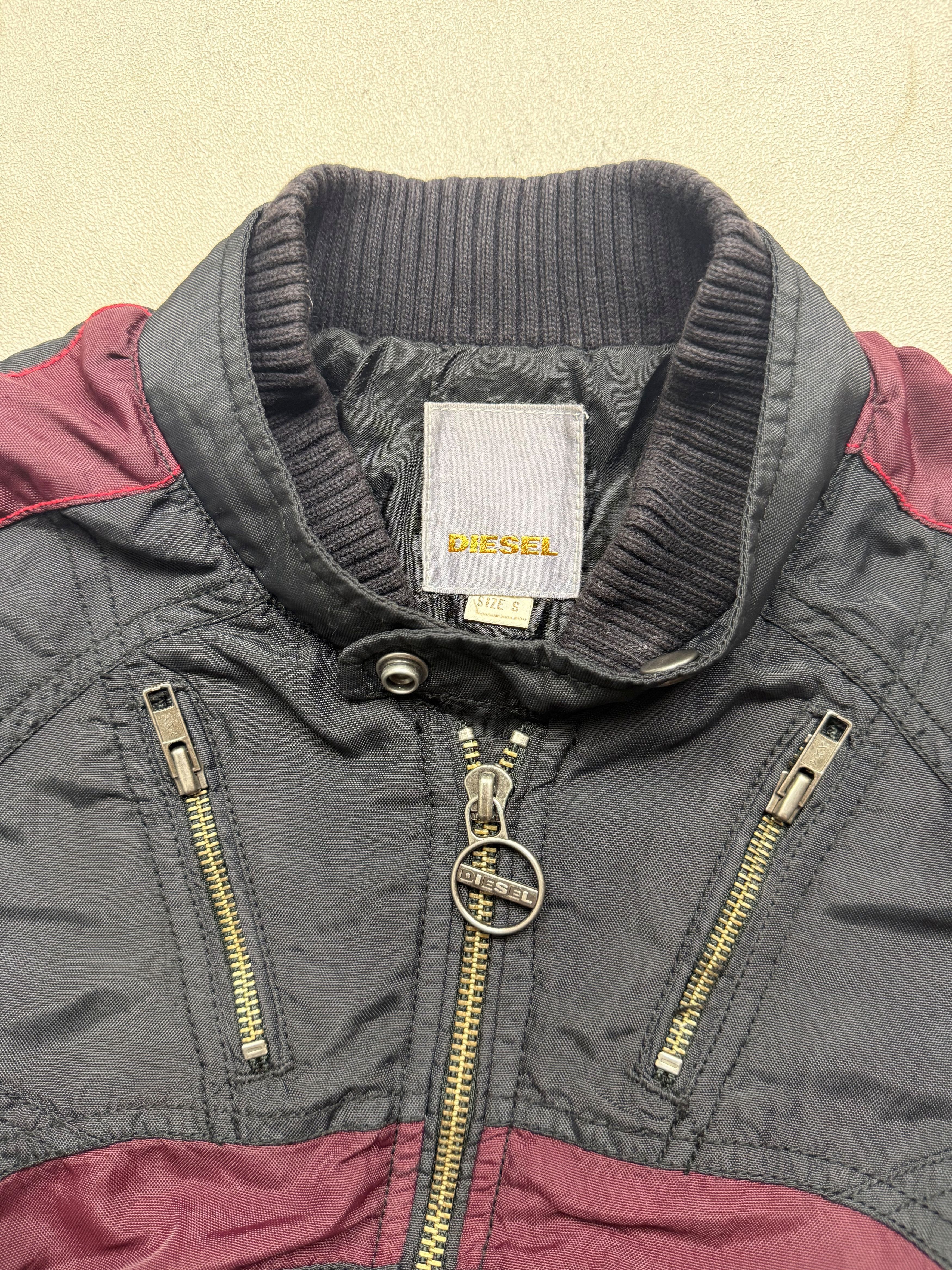 Diesel Rare Vintage Diesel Nylon Moto Biker Jacket Y2K Racing Size US S / EU 44-46 / 1 - 9 Thumbnail