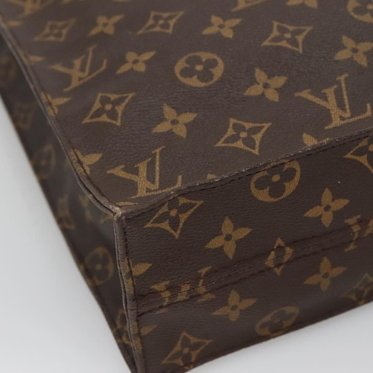 Louis Vuitton LOUIS VUITTON Monogram Sac Plat Hand Bag M51140 Size ONE SIZE - 14 Thumbnail