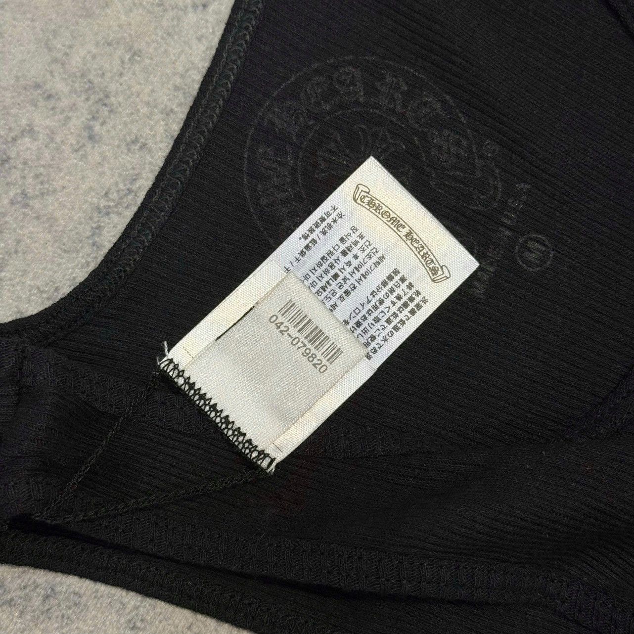 Chrome Hearts CHROME HEARTS SINGLE CROSS TANK TOP BLACK Size M / US 6-8 / IT 42-44 - 8 Thumbnail